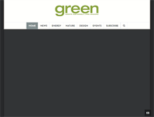 Tablet Screenshot of greenmagazinehawaii.com